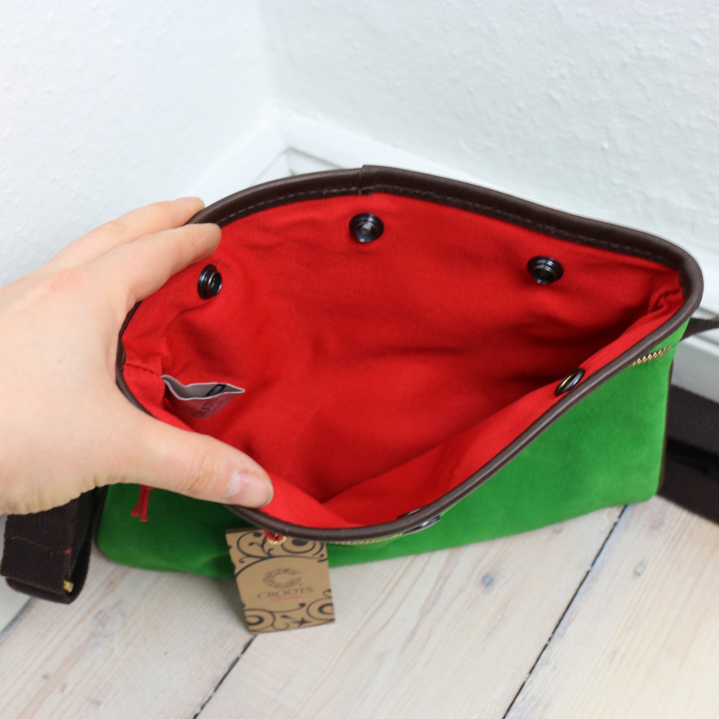 Croots-Suede Sacocht-Velours