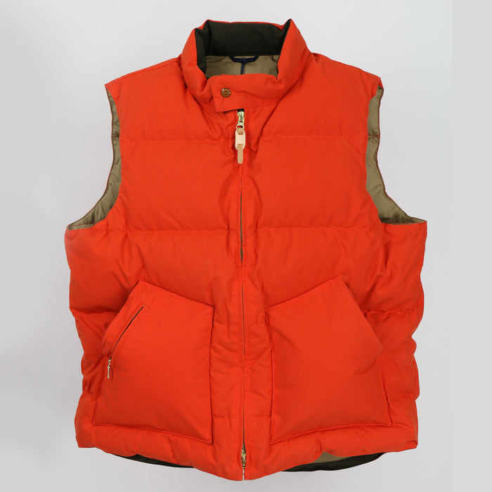 Goose Down Vest 7922 Orange