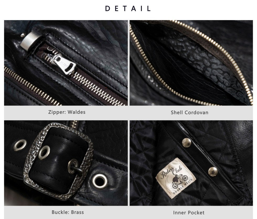 Double Helix Falconer Black – Pferdelederjacke