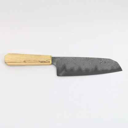 H4-EX-AH Santoku - japanische Chefmesser - Damastmesser Exklusiv