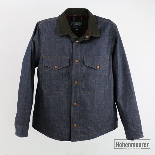 Denim Heavy Shirt w7073-CD | Manifattura Ceccarelli Hemdjacke