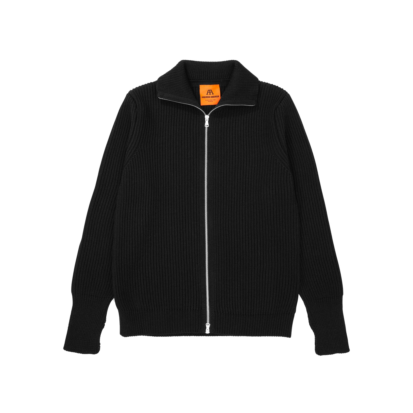 Navy Full Zip Black