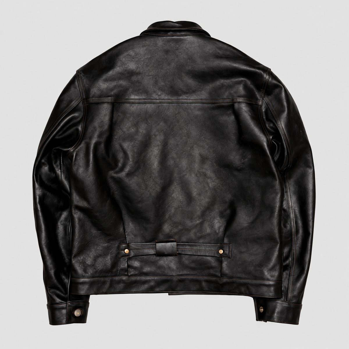 Double Helix Bulldog Black – Pferdelederjacke